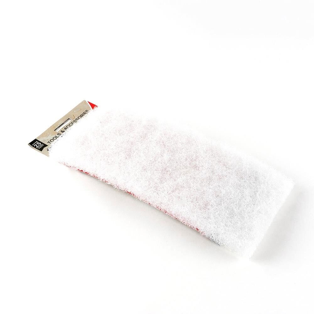 Burete alb LTP, abraziv, pentru suprafete delicate, elimina murdaria, adezivul, chitul