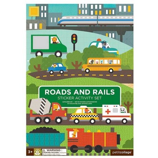 Sine si drumuri, mapa de activitati cu stikere