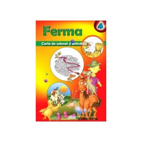 Ferma - Carte de colorat si activitati