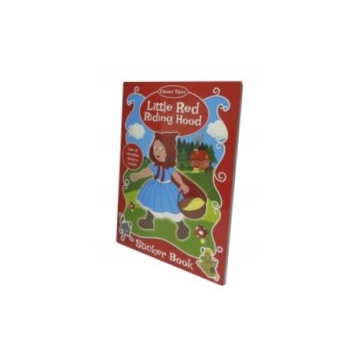Scufita Rosie - carte de colorat cu stickere