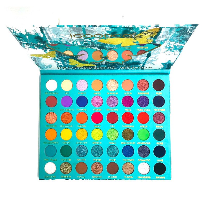 Paleta de Farduri Igoodco, Fluture, 48 culori, 48*2.3 gr.