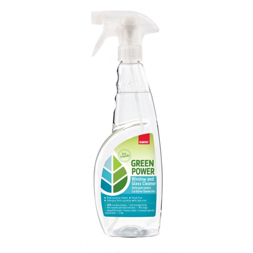 Detergent de geam eco-friendly Sano Green Power Window 750ml