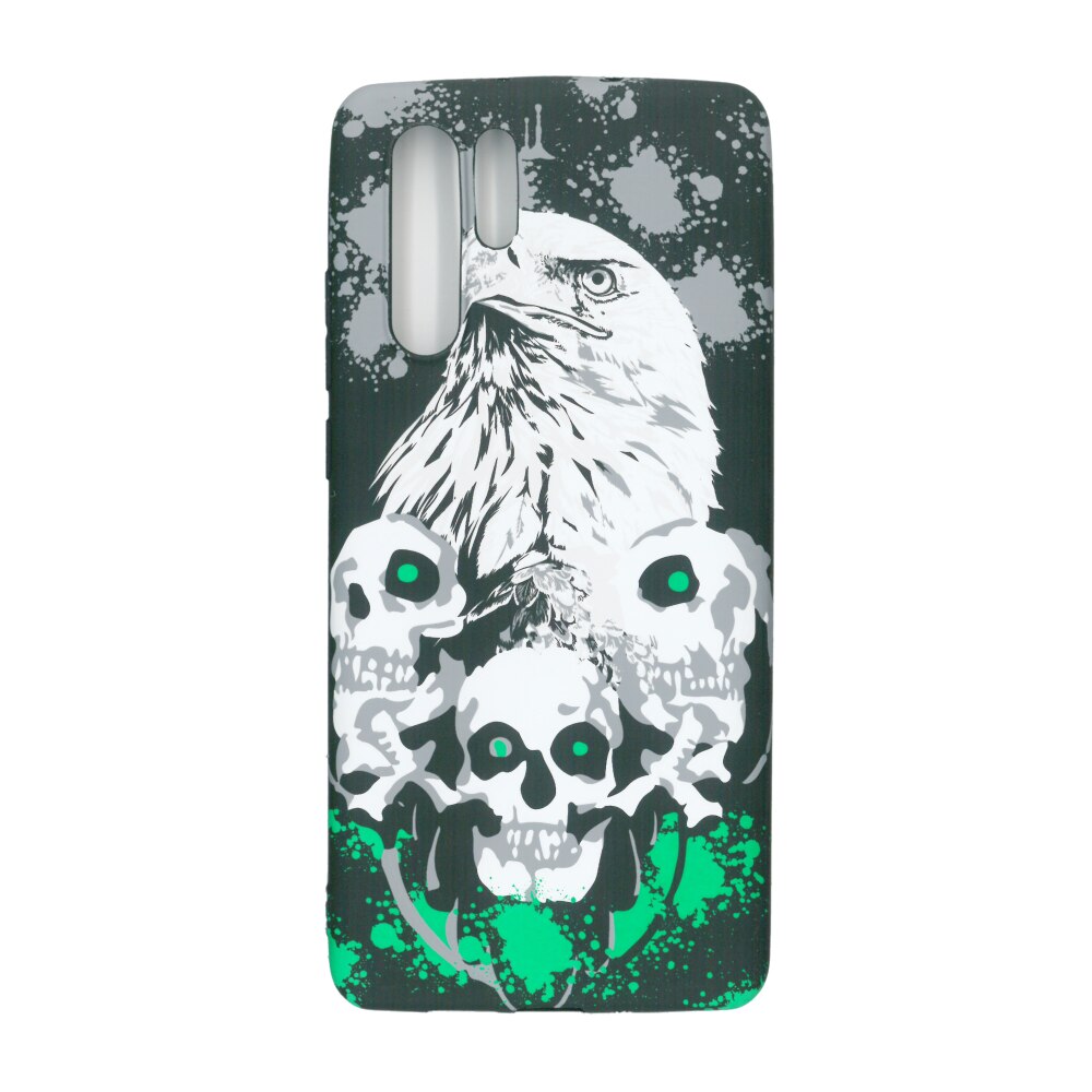 Capac protectie, Luxo M15, cu efect fosforescent, pentru Huawei P30 Pro