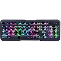 Tastatura Redragon Centaur, Gaming, Iluminata, Rezistenta la apa, USB, Negru