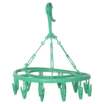 Uscator rotund din plastic cu 16 carlige Uscator rotund din plastic cu 16 carlige