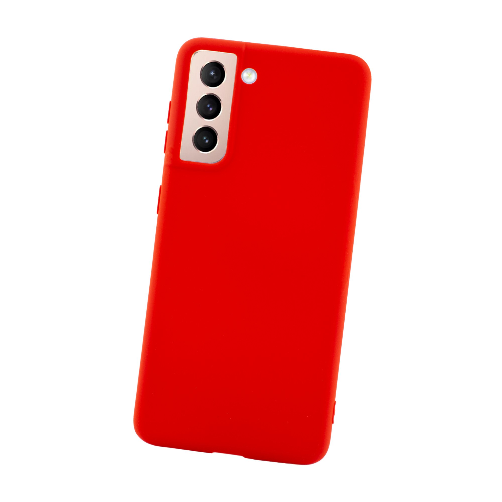 Husa pentru Samsung S21 Vetter GO soft touch red