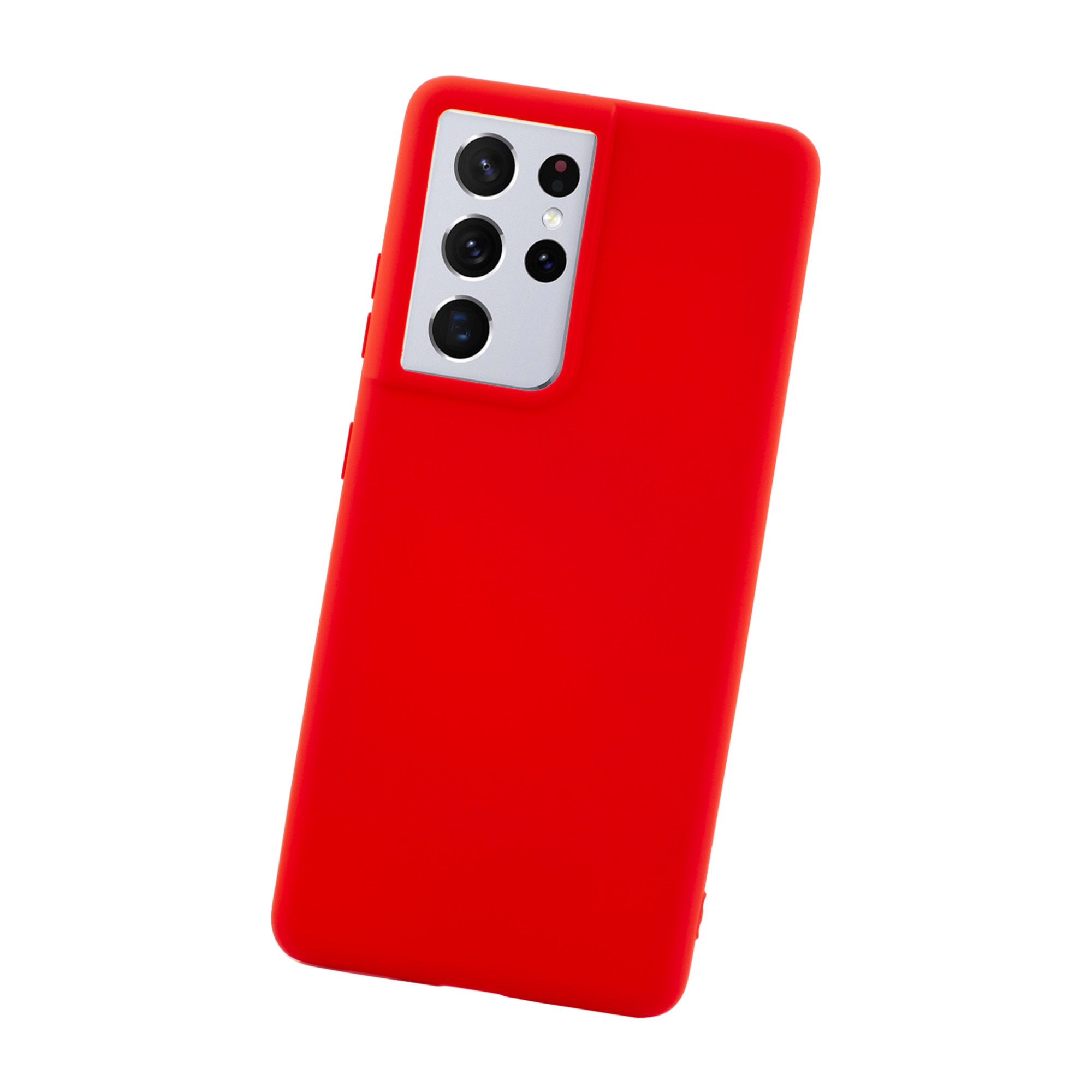 Husa pentru Samsung S21 Ultra Vetter GO soft touch red