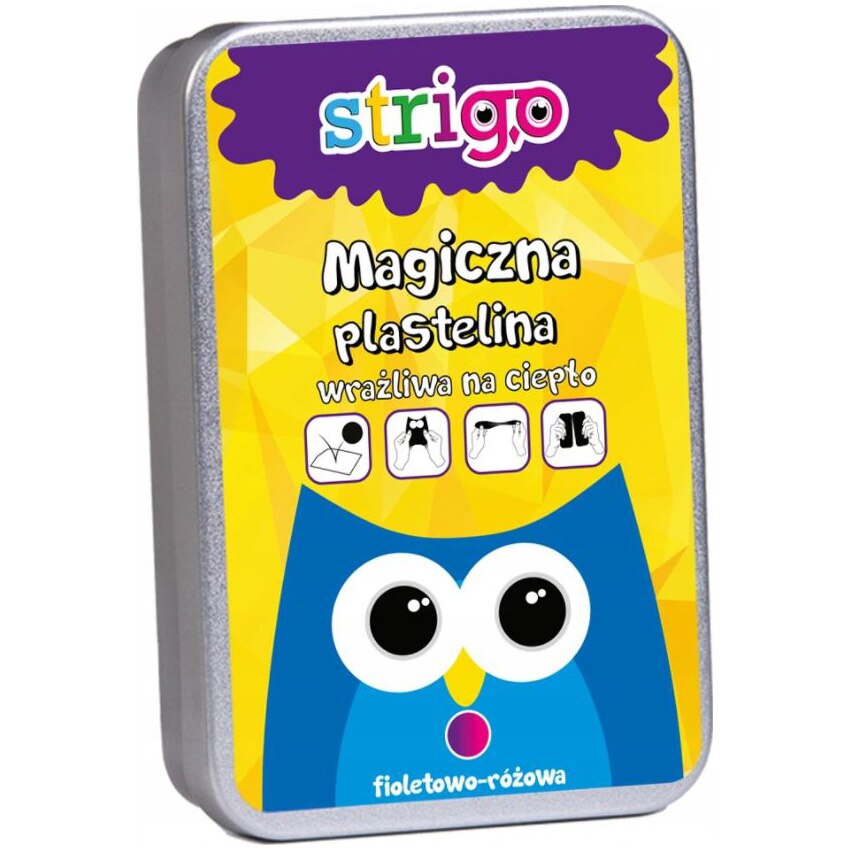 Plastilina magica Strigo Termosensibila Violet- Roz
