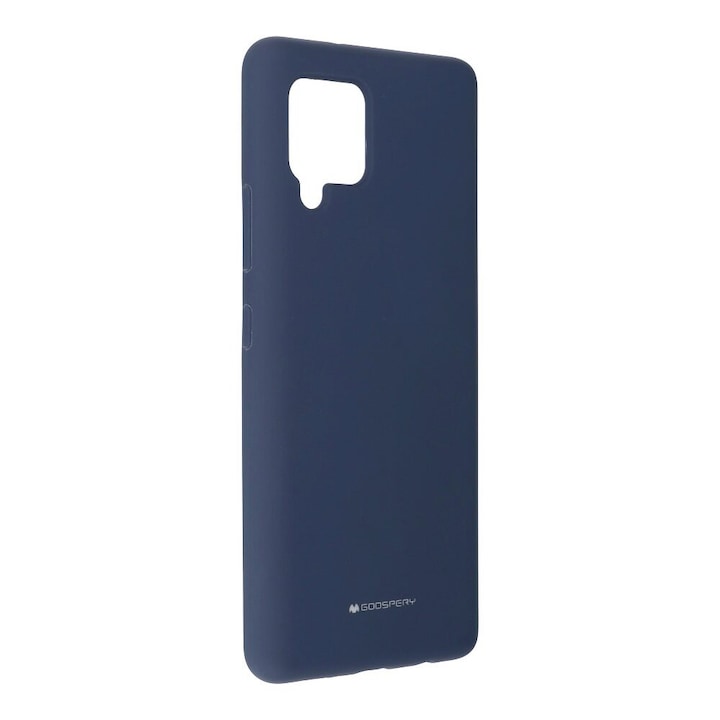 Husa Silicon Premium Mercury pentru Samsung Galaxy A42 5G, Navy