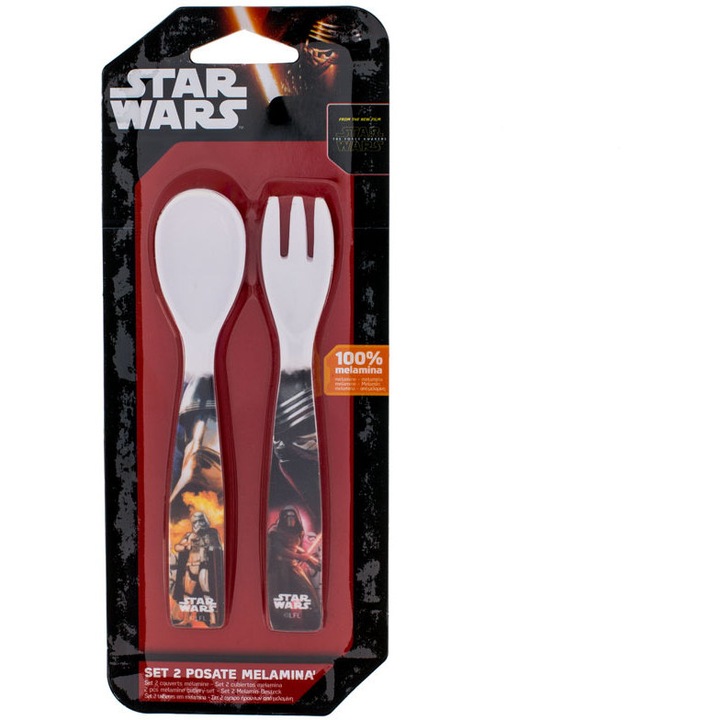 Star Wars melamin kanál és villa készlet, Lulabi