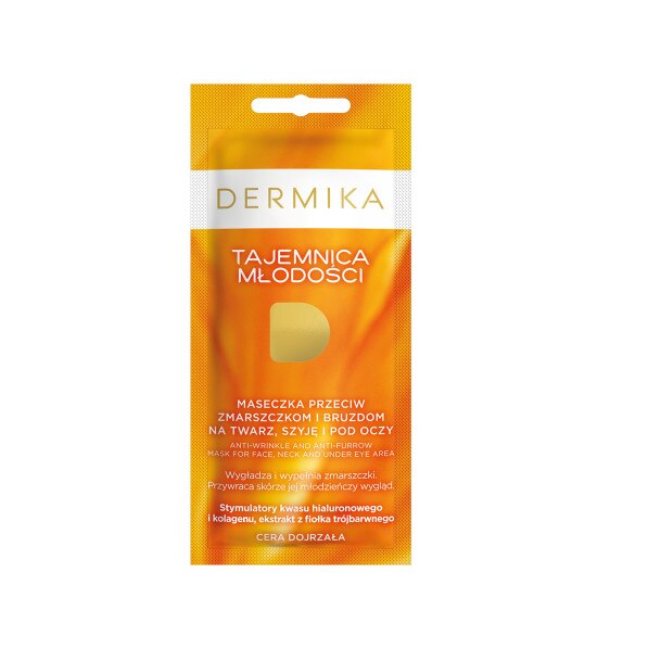 Masca antirid pentru fata, Dermika, 10 ml