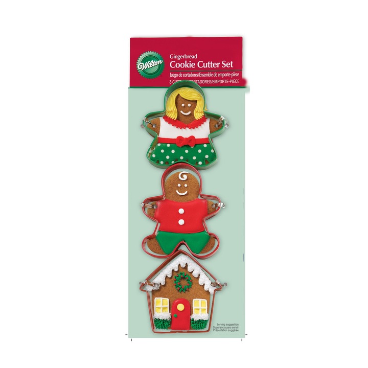 Коледен комплект форми за сладки 3 части Wilton