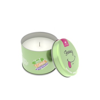 Lumanare naturala Feel Good Fragrances Mar verde, Funny 35 ore Lumanare naturala Feel Good Fragrances Mar verde, Funny 35 ore
