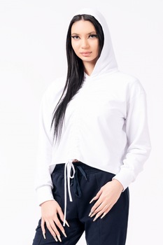 Hanorac dama, Lazo Style, Alb Hanorac dama, Lazo Style, Alb