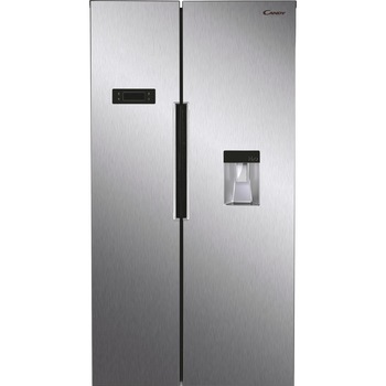 Side by side Candy CHSBSO 6174XWD, 529 litri, Clasa E, Total No frost, Dozator de apa, H 177 cm, Inox Side by side Candy CHSBSO 6174XWD, 529 litri, Clasa E, Total No frost, Dozator de apa, H 177 cm, Inox