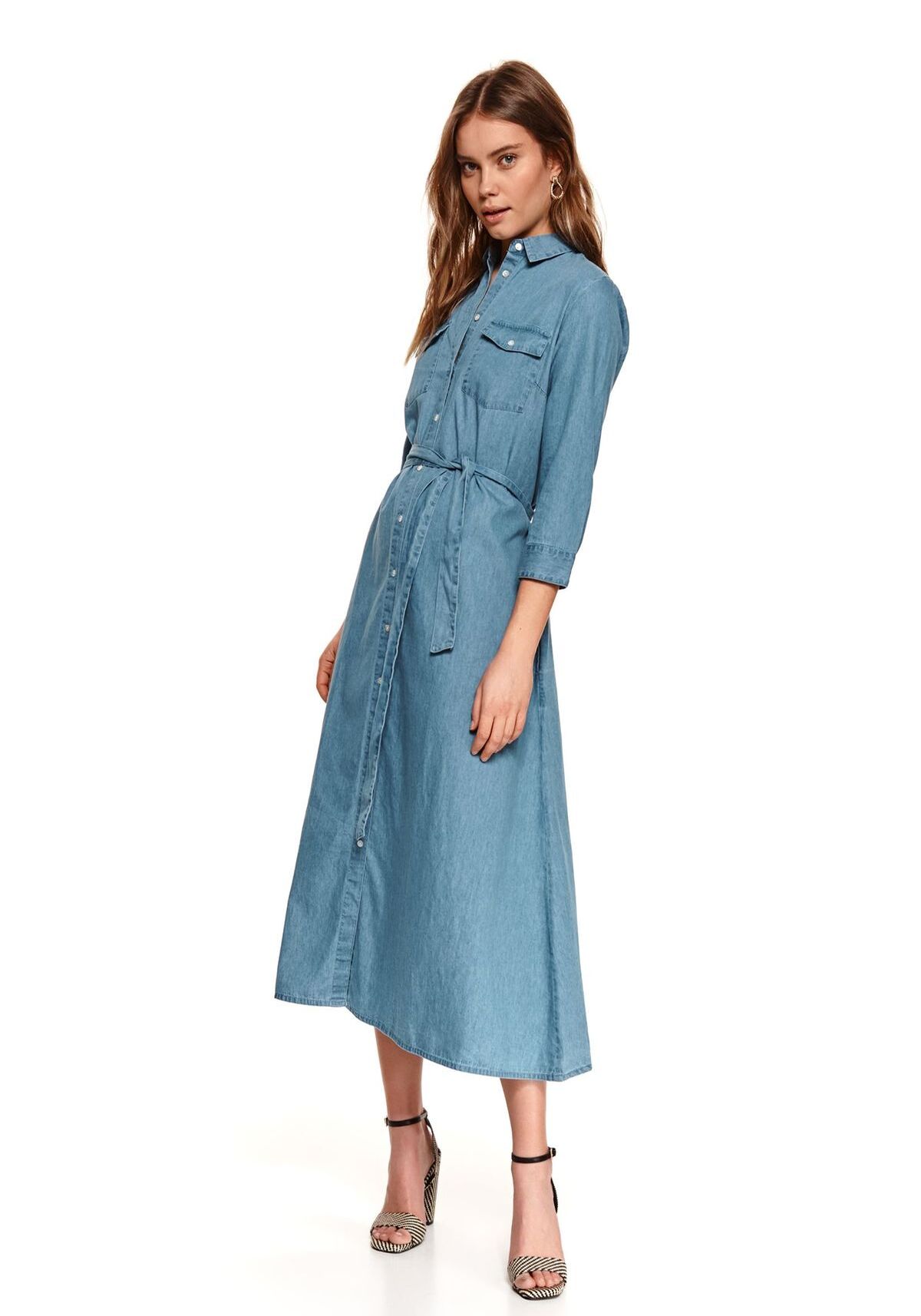Rochie pentru femei, TOP SECRET, SSU3527, Albastru inchis