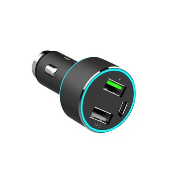 Incarcator auto 1xUSB QC3.0, 1xUSB 2.4A , 1xUSB Type C 42W Incarcator auto 1xUSB QC3.0, 1xUSB 2.4A , 1xUSB Type C 42W
