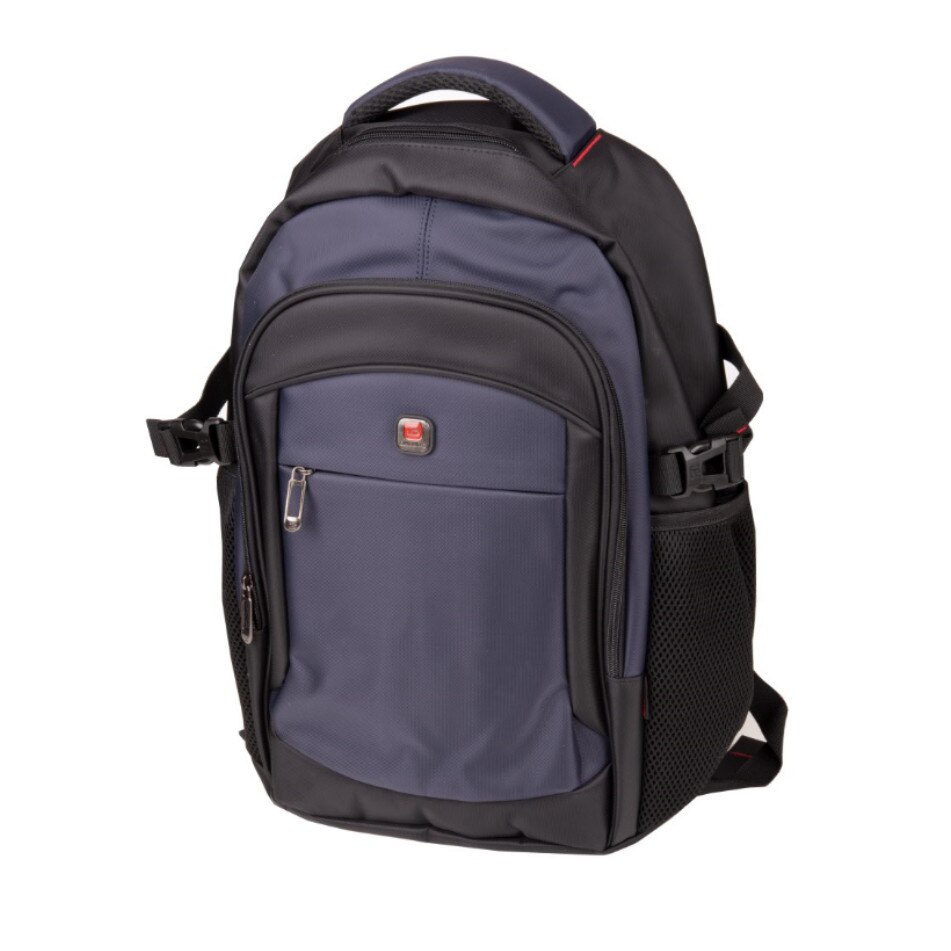 Ghiozdan Balang negru-albastru , 2 barete ajustabile, capacitate 40 L, 45 cm