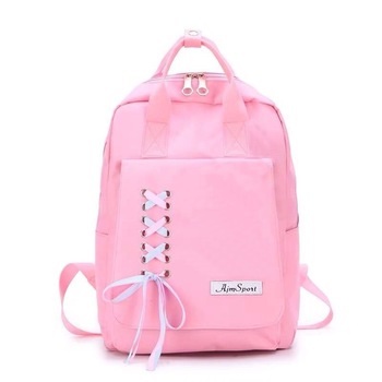 Ghiozdan AimSport, roz cu snur , 2 barete ajustabile, capacitate 40 L, 45 cm Ghiozdan AimSport, roz cu snur , 2 barete ajustabile, capacitate 40 L, 45 cm