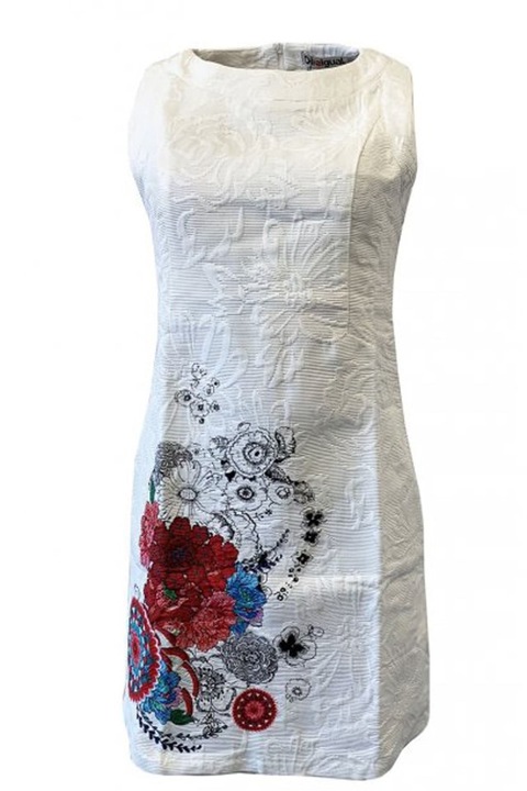 Rochie Desigual 18SWVWXQ, Alb