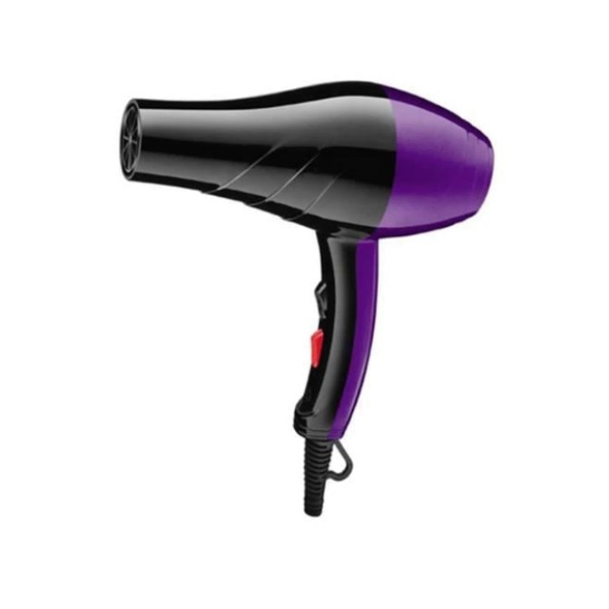 Uscator de Par Profesional, Putere 2000W, 3 Trepte de Temperatura, 2 Trepte de viteza, Difuzor Inclus, Maner Ergonomic, Design Compact, Negru/Mov