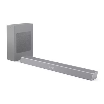 Soundbar 2.1 Philips cu Subwoofer Wireless, Asistenti Vocali, Dolby Atmos, Compatibil cu DTS Play-Fi, 200 W, Woofer de 1 x 5,25 Soundbar 2.1 Philips cu Subwoofer Wireless, Asistenti Vocali, Dolby Atmos, Compatibil cu DTS Play-Fi, 200 W, Woofer de 1 x 5,25
