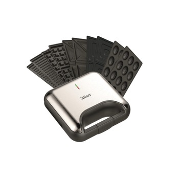 Sandwich-Maker, Putere 800W, 5 Placi Grill, Lumina LED, Depozitare pe Verticala, Picioare Antiaderente, Protectie Supraincalzire, Placi pentru Grill, Triunghi, Sandwich, Nuci, Waffle, Negru/Argintiu Sandwich-Maker, Putere 800W, 5 Placi Grill, Lumina LED, Depozitare pe Verticala, Picioare Antiaderente, Protectie Supraincalzire, Placi pentru Grill, Triunghi, Sandwich, Nuci, Waffle, Negru/Argintiu