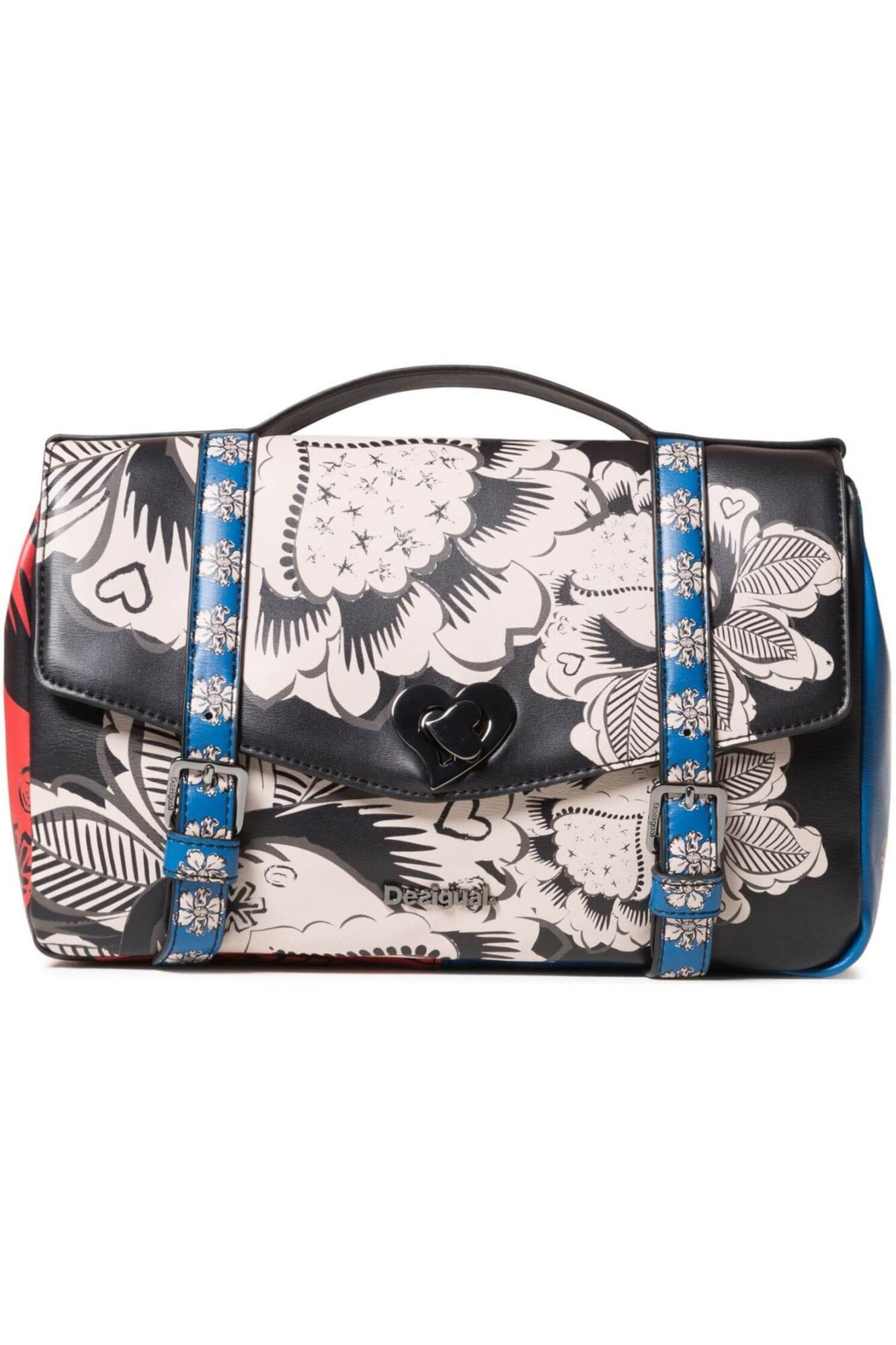 Geanta de dama, Desigual Bols Blomming Winter Bronx, Multicolor