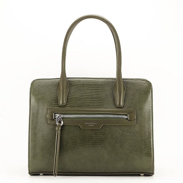 Geanta cu imprimeu Agatha Kaki