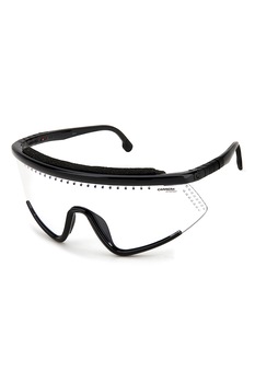 Carrera, Ochelari de soare shield, unisex, Negru/Alb transparent, 99-01-140 Standard Carrera, Ochelari de soare shield, unisex, Negru/Alb transparent, 99-01-140 Standard