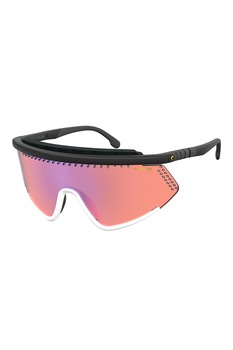 Carrera, Ochelari de soare shield, unisex, Negru/Roz/Alb, 99-01-140 Standard Carrera, Ochelari de soare shield, unisex, Negru/Roz/Alb, 99-01-140 Standard