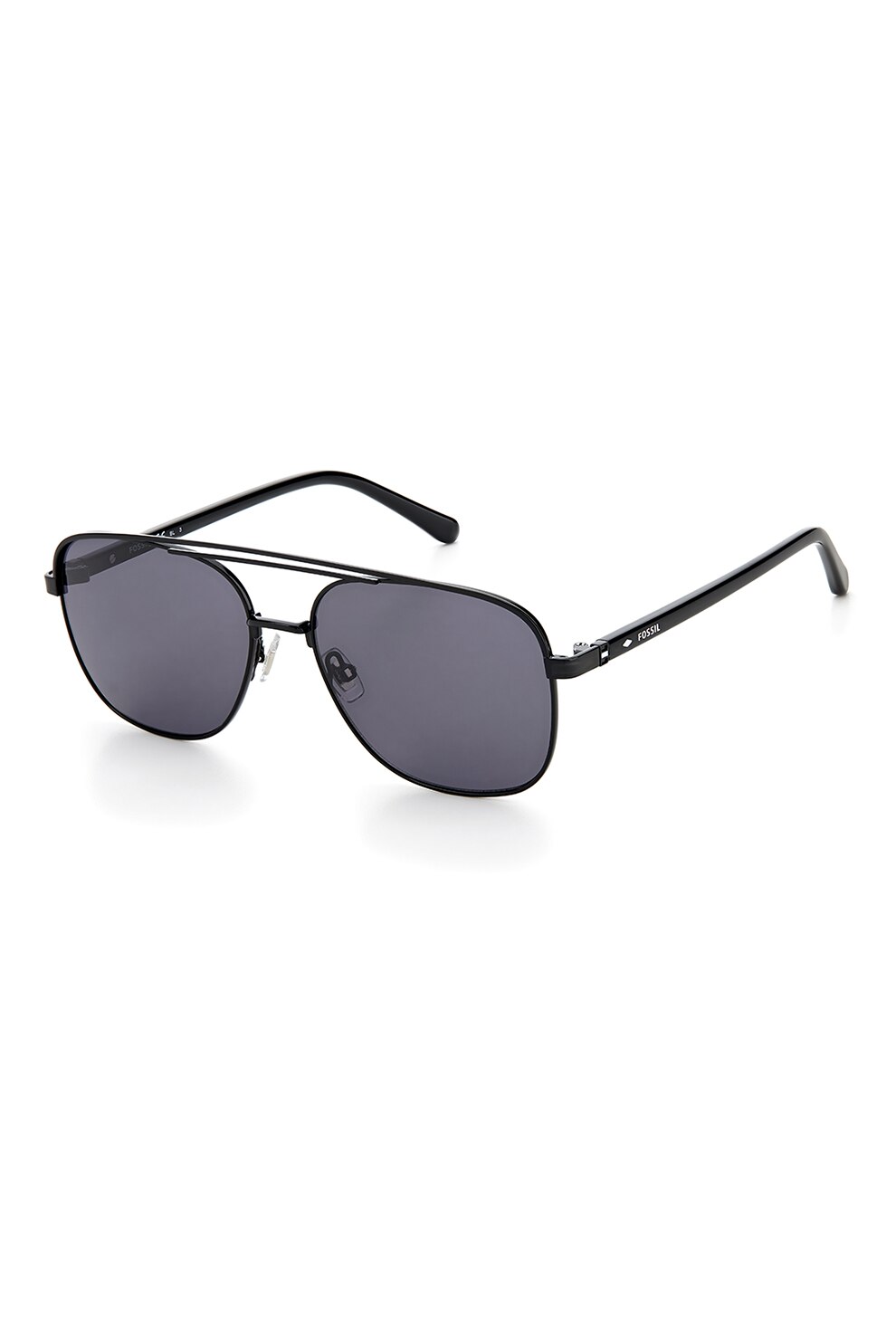 Fossil, Ochelari de soare aviator, Negru, 56-16-140 Standard