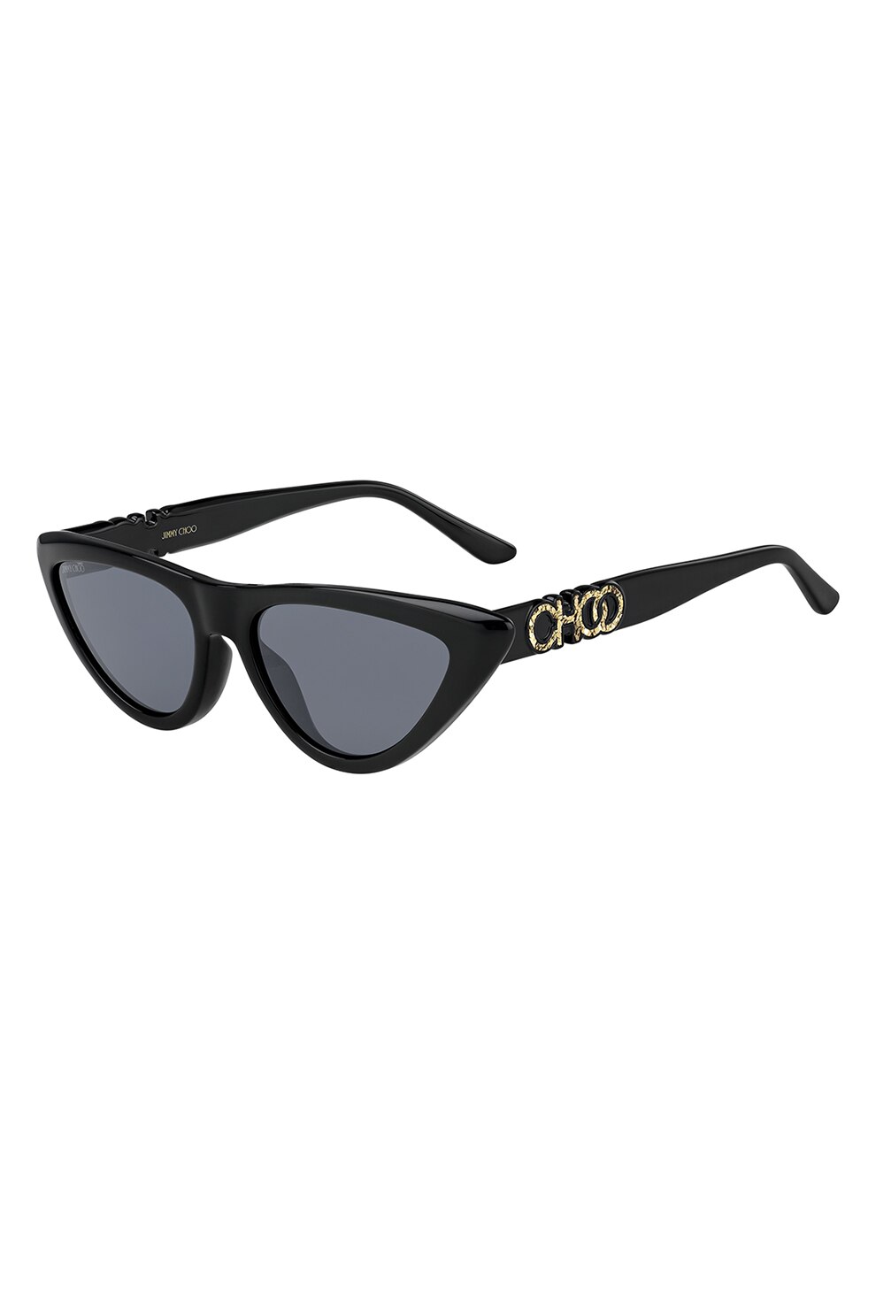 Jimmy Choo, Ochelari de soare cat-eye Sparks, Negru, 55-17-140 Standard