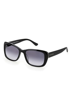Juicy Couture, Ochelari de soare cu lentile in degrade, Negru/Violet, 55-18-135 Standard Juicy Couture, Ochelari de soare cu lentile in degrade, Negru/Violet, 55-18-135 Standard
