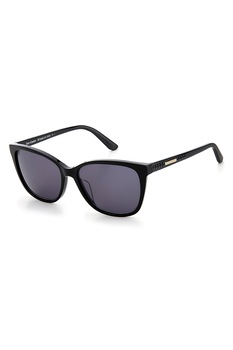Juicy Couture, Ochelari de soare cat-eye, Negru, 57-16-140 Standard Juicy Couture, Ochelari de soare cat-eye, Negru, 57-16-140 Standard