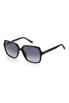 Juicy Couture, Ochelari de soare dreptunghiulari cu lentile in degrade, Negru, 57-18-140 Standard Juicy Couture, Ochelari de soare dreptunghiulari cu lentile in degrade, Negru, 57-18-140 Standard