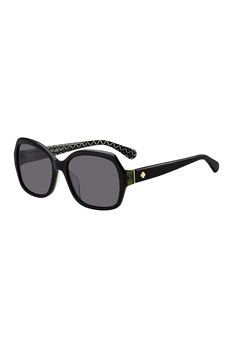 KATE SPADE, Ochelari de soare butterfly cu lentile polarizate Amberlynn, Negru, 57-18-140 Standard KATE SPADE, Ochelari de soare butterfly cu lentile polarizate Amberlynn, Negru, 57-18-140 Standard