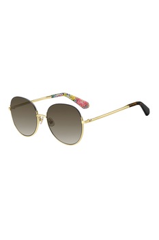 KATE SPADE, Ochelari de soare rotunzi cu model rimless Astelle, Auriu, 55-18-140 Standard KATE SPADE, Ochelari de soare rotunzi cu model rimless Astelle, Auriu, 55-18-140 Standard