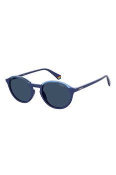 Polaroid, Ochelari de soare rotunzi unisex polarizati, Albastru inchis, 50-21-145 Standard Polaroid, Ochelari de soare rotunzi unisex polarizati, Albastru inchis, 50-21-145 Standard