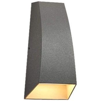 Aplica Exterior LED integrat SLC structura metalica 15 - 90 Grade cu 2 surse x 3W, IP65, rezistenta la apa si praf, Antracit Aplica Exterior LED integrat SLC structura metalica 15 - 90 Grade cu 2 surse x 3W, IP65, rezistenta la apa si praf, Antracit