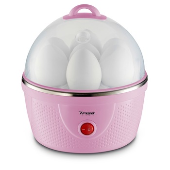 Fierbator de oua Trisa Retro Line 380 W, Capacitate 7 oua , 3 niveluri de fierbere, indicator luminos Fierbator de oua Trisa Retro Line 380 W, Capacitate 7 oua , 3 niveluri de fierbere, indicator luminos