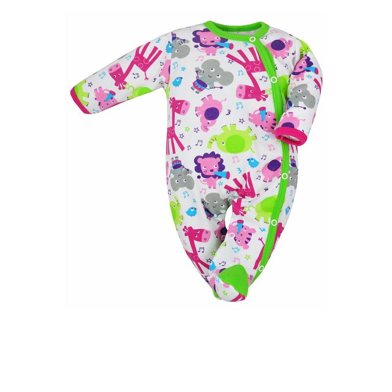 Salopeta cu maneca lunga pentru copii Koala Zoo 3177-V1, Multicolor, 62