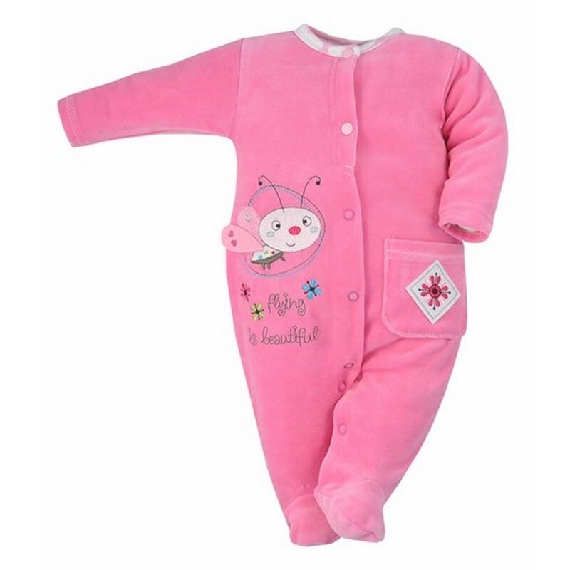 Salopeta plusata pentru fete Koala Iskierka 04-207, Fucsia, 80