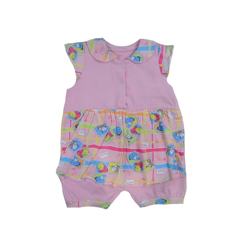 Salopeta de vara pentru fete Mini Junior 74-38R, Roz, 74 cm