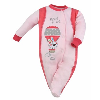 Salopeta cu maneca lunga pentru fete Koala Podniebny 2712, Roz, 62 cm Salopeta cu maneca lunga pentru fete Koala Podniebny 2712, Roz, 62 cm