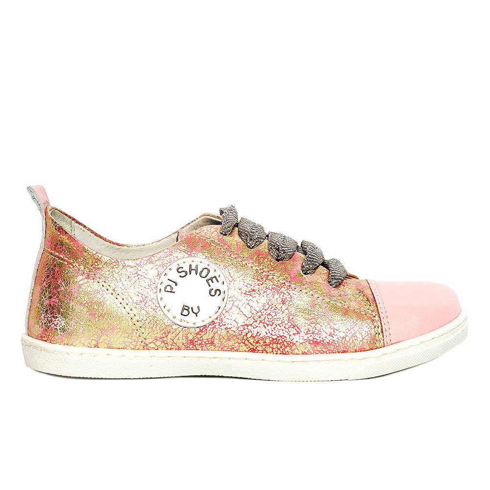 Pantofi fete sport piele Tag, Roz