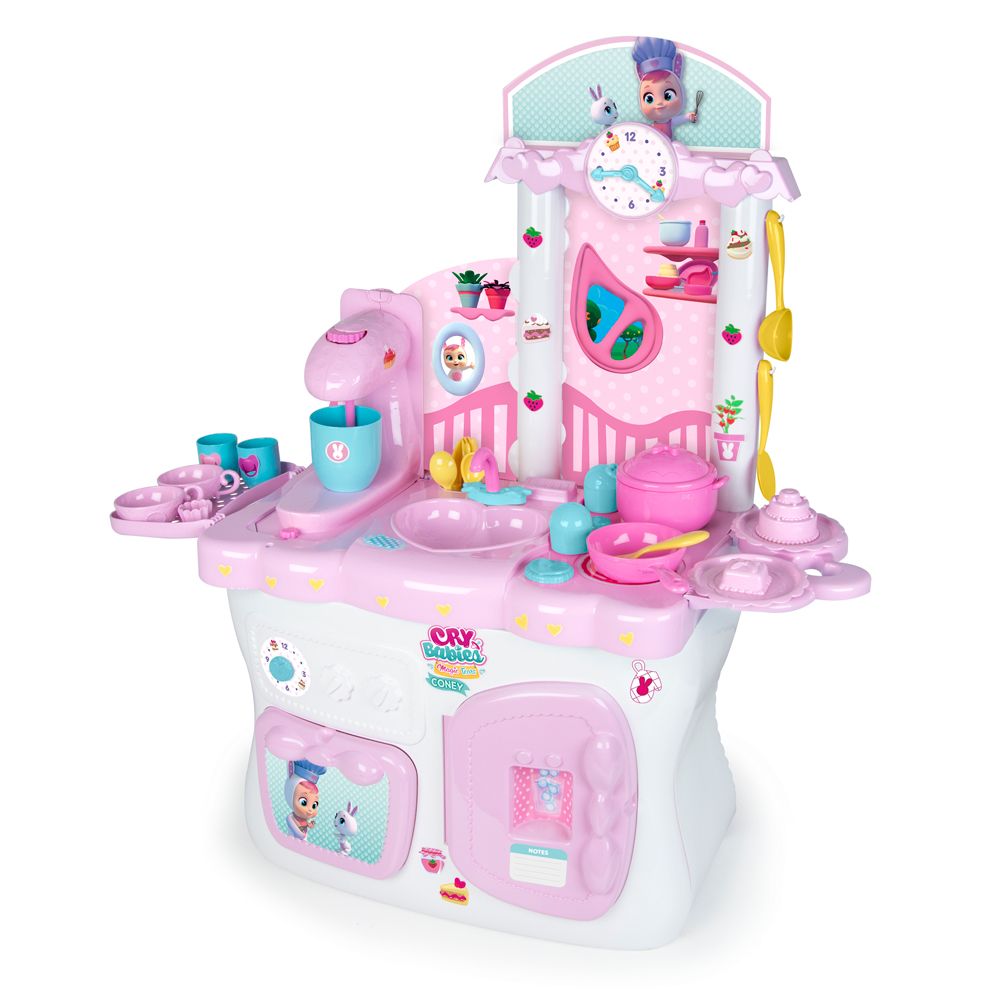 Set de joaca bucatarie pentru copii Cry Babies Magic Tears, 20 piese