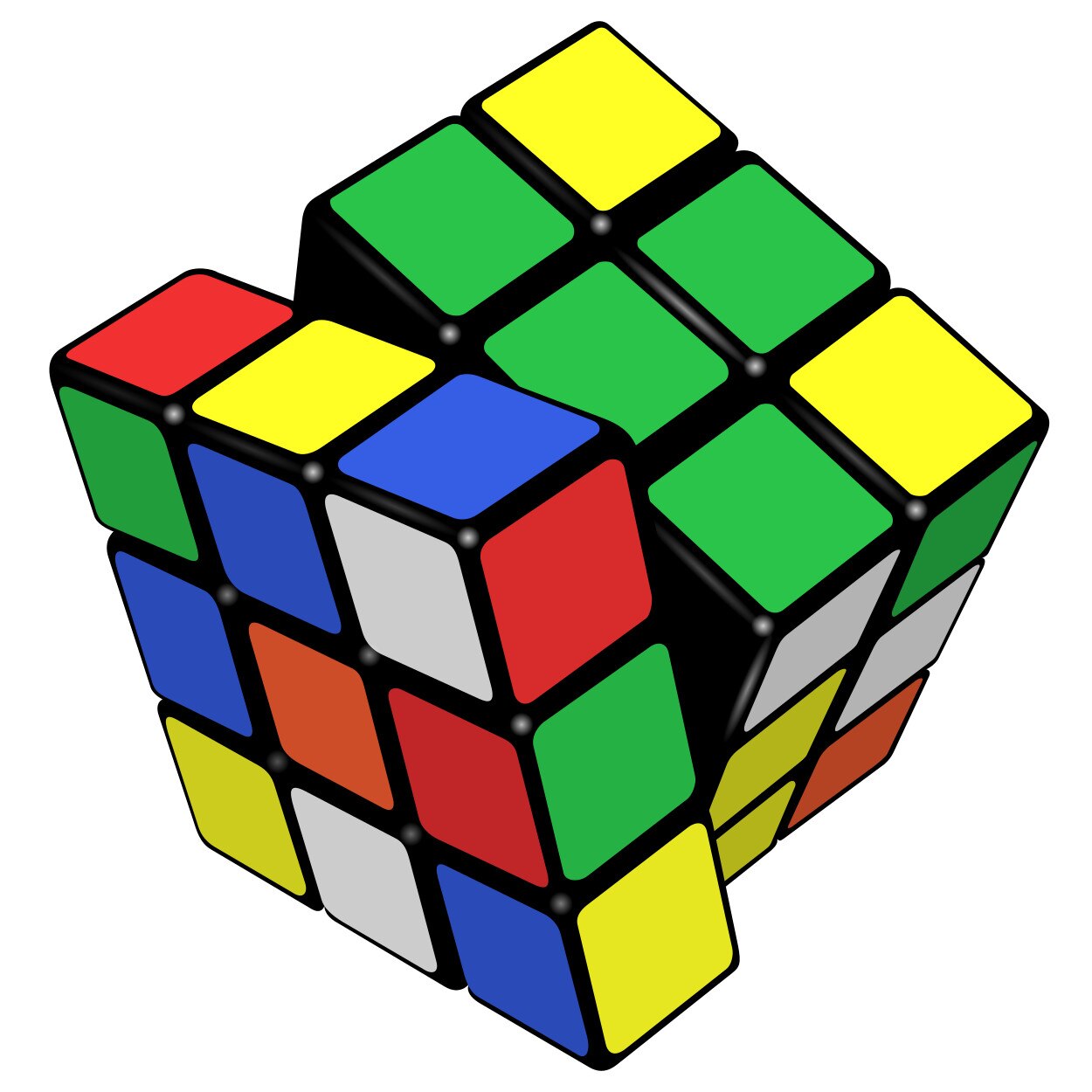 Cub Rubik Moyu MF3 Classic Black 3x3x3