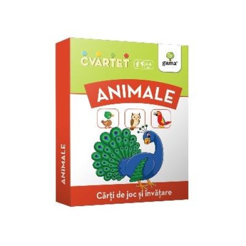 Animale. Carti de joc si invatare