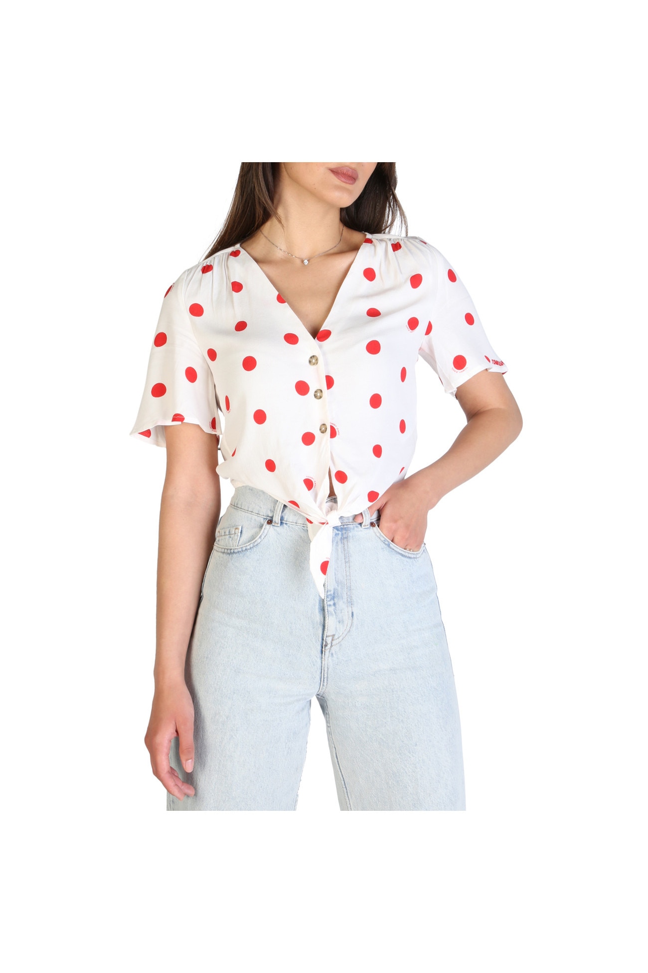 Camasa femei Tommy Hilfiger model DW0DW09511, Alb